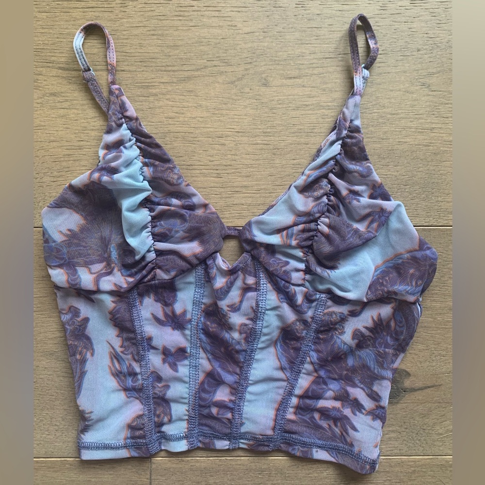 Urban Outfitters Mesh Tank Bralette